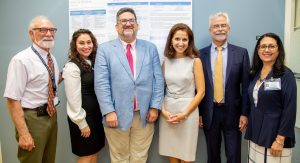 (L-R) Dr. Allen Cohen, Dr. Daniella Rutner, Brice Peyre, Aravella Simotas, Liduvina Martinez-Gonzalez