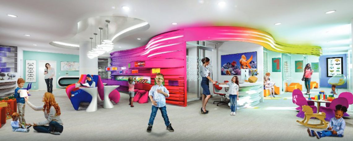 The new Center for Pediatric Eye Care will open in early 2020.